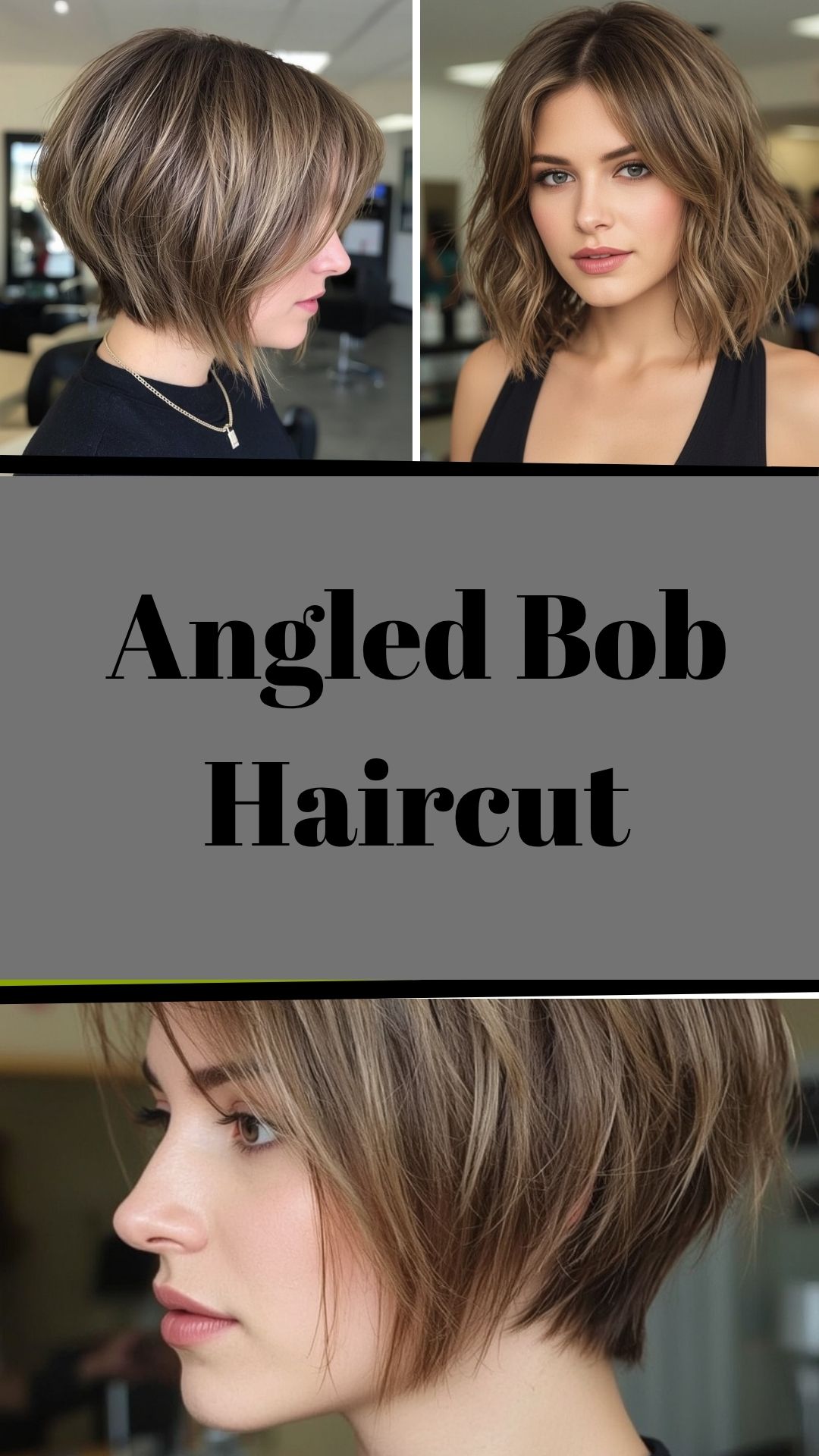 Angled Bob Haircut