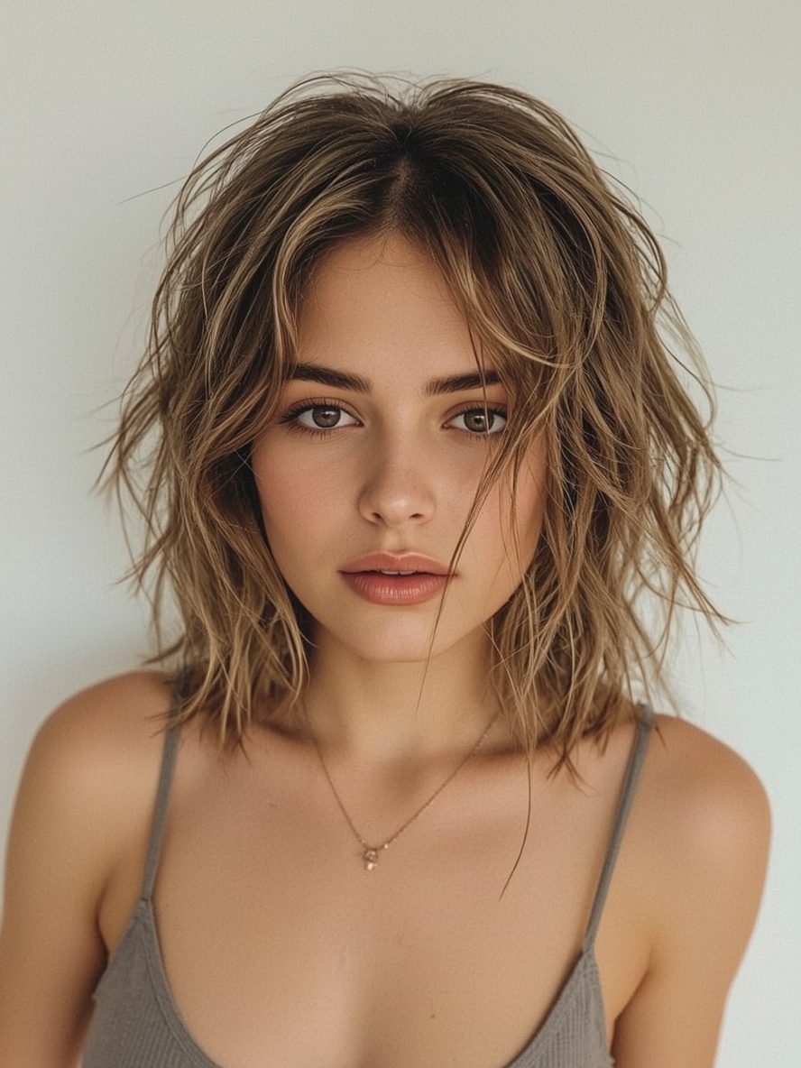 Bohemian Short Messy Haircuts For Women The Beachy Waves