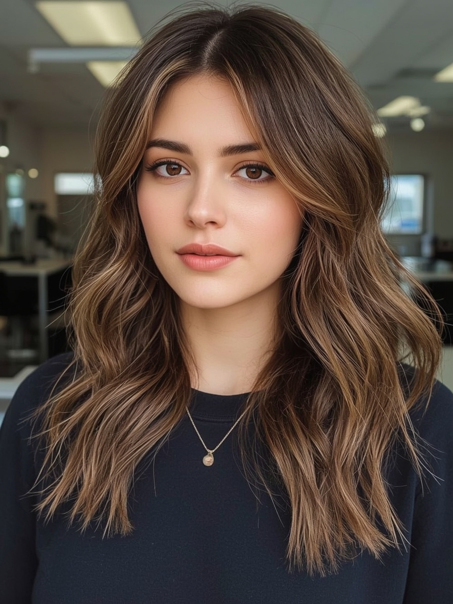 Brunette Summer Hair 2025 Honeycomb Highlights