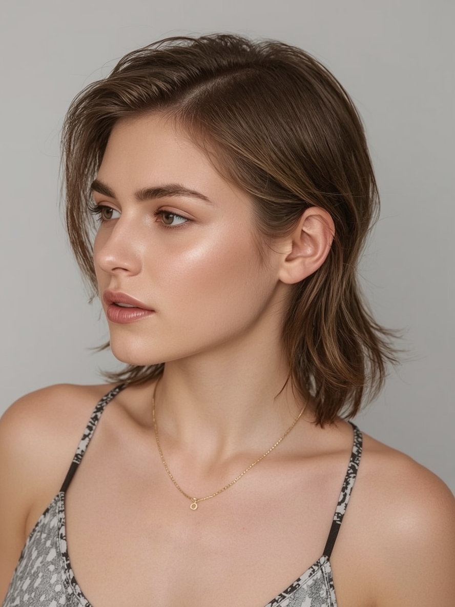 Brunette Summer Hair 2025 Mullet