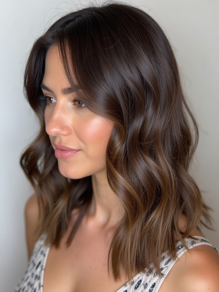 Brunette Summer Hair 2025 Pearl Highlights