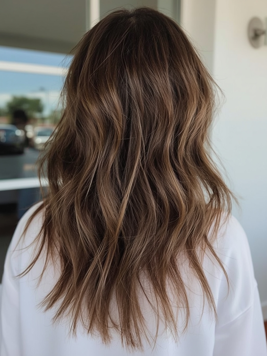 Brunette Summer Hair 2025 Sun Kissed Waves