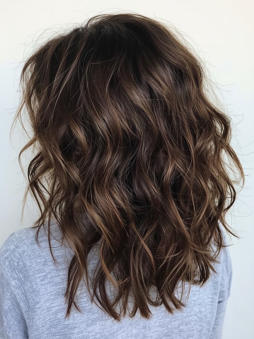 Caramel Balayage Curls
