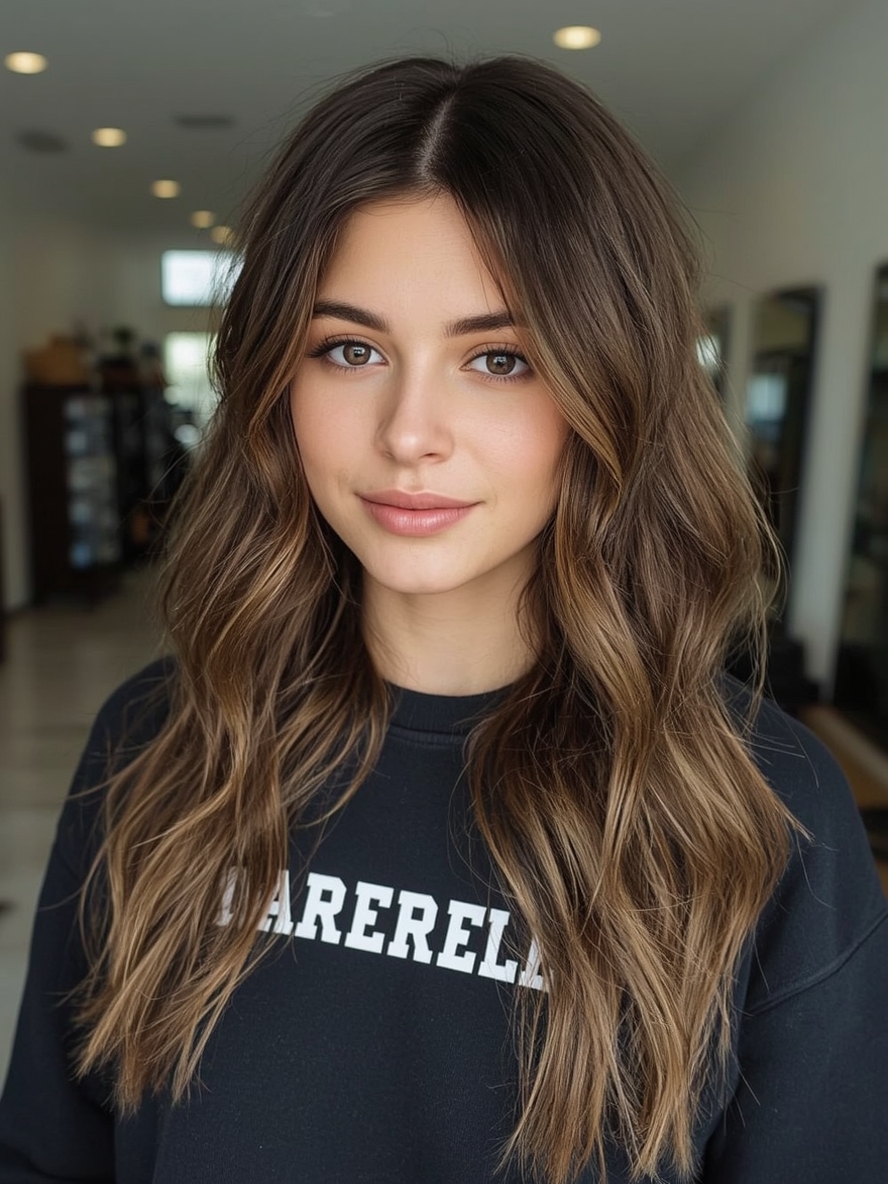 Caramel Dip Dye Ends