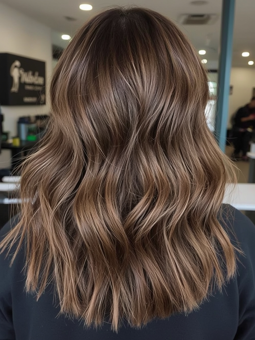 Caramel Lowlights Adding Depth