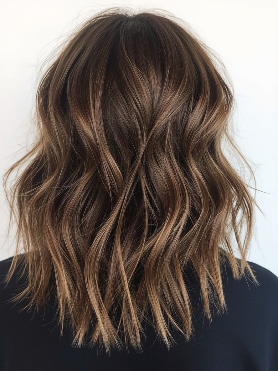 Caramel Streaks Playful Pops of Color