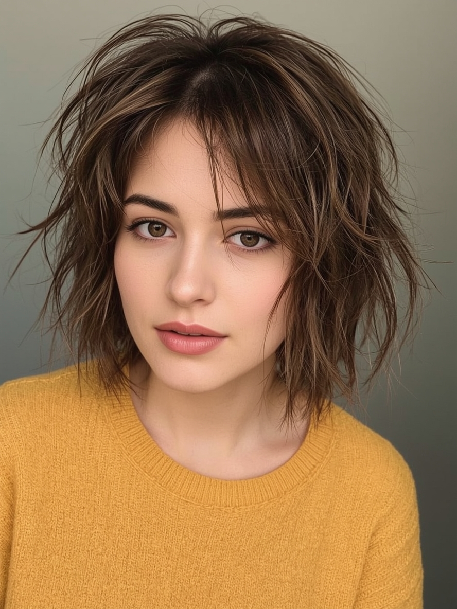 Casual Short Messy Haircuts For Women The Tousled Layers With Natural Texture