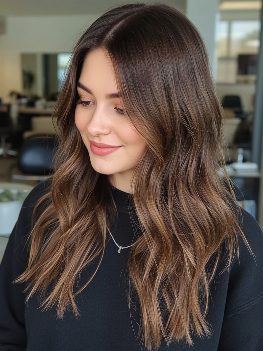 Cool Toned Caramel Balayage