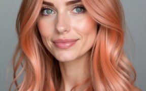 Copper Peach Hair Color Ideas All Over Copper Peach