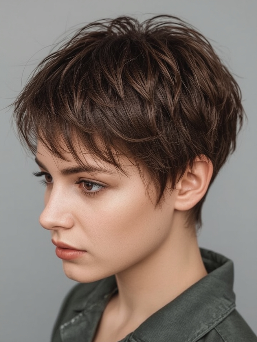 Edgy Short Messy Haircuts For Women The Textured Pixie