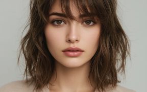 Effortless Face Framing Curtain Bangs The No Style Bangs Look