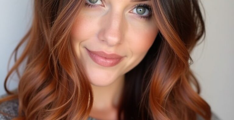 Fall Brown Hair With Subtle Auburn Undertones