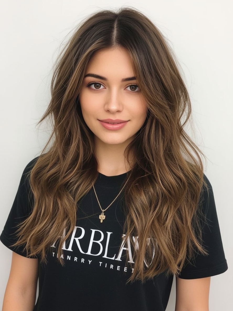 Full Head Caramel Highlights