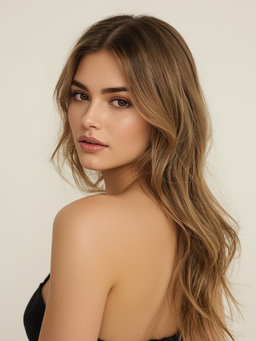 Glam Hair Side Braid with Loose Waves