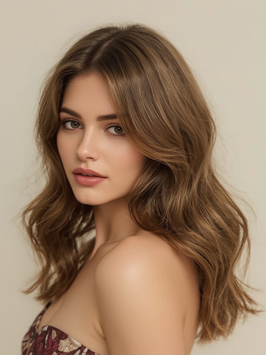 Glam Hair Volume at the Crown with Soft Waves