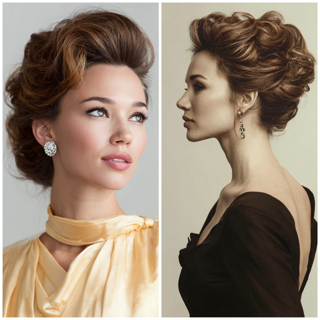 Glam Hair Voluminous Updo