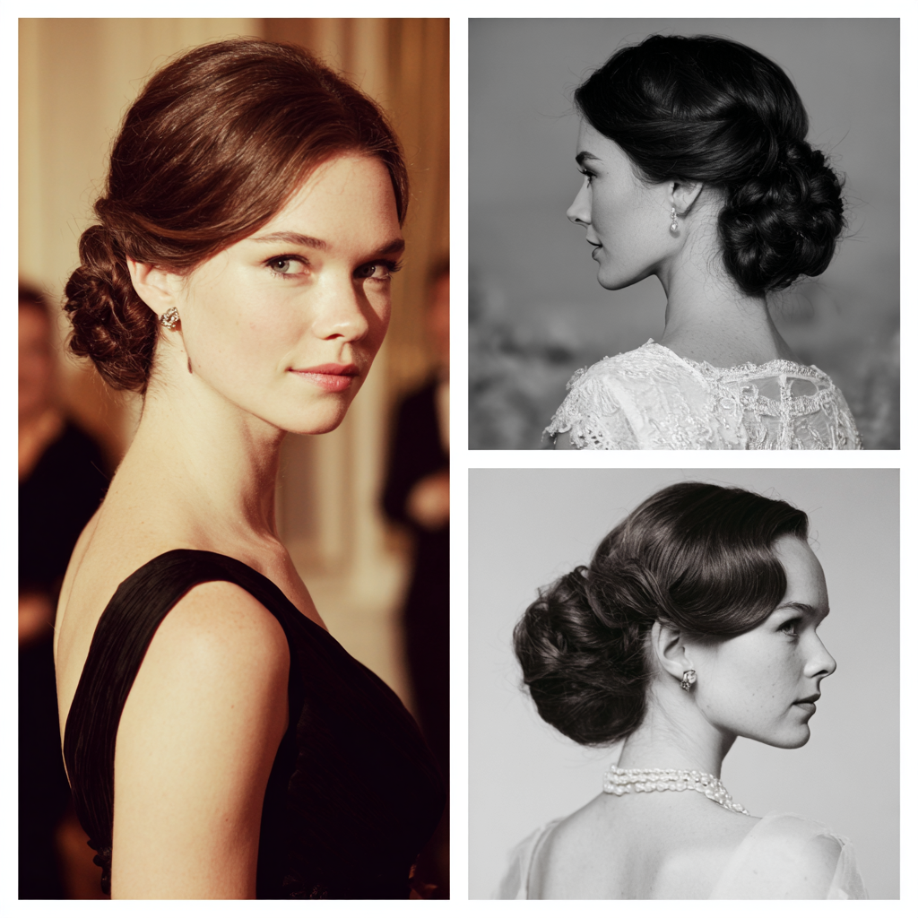 Graduation Hairstyles Classic Chignon
