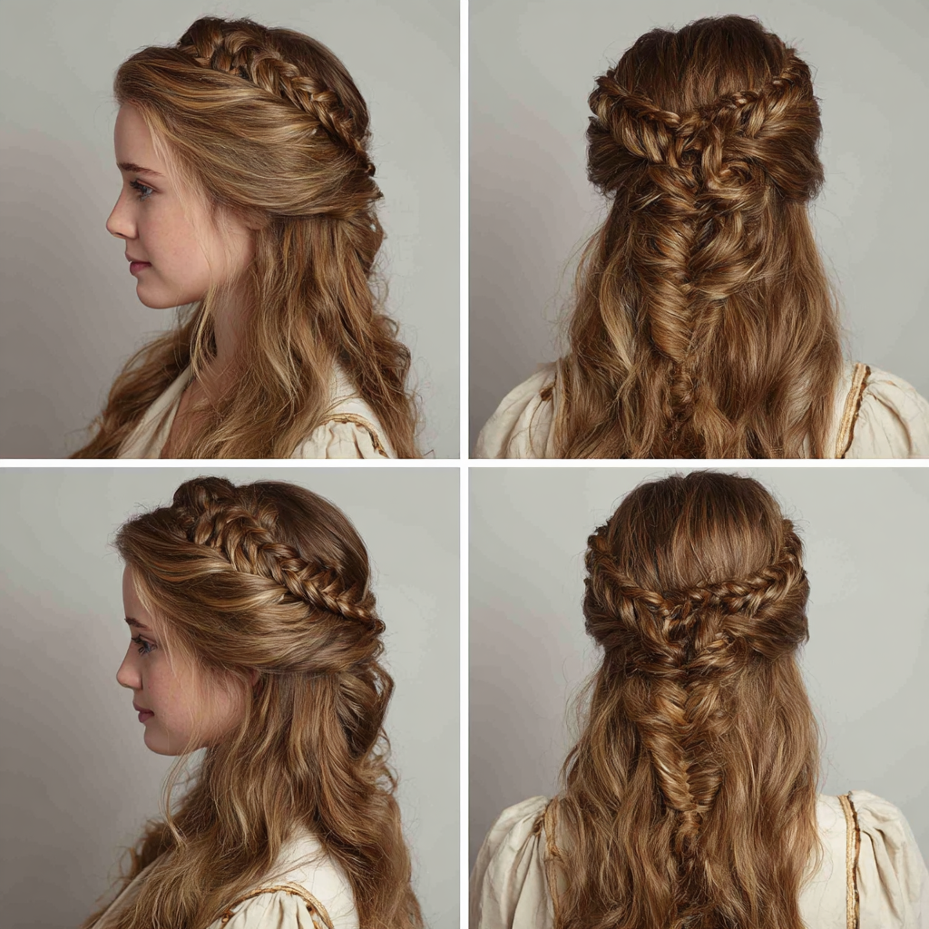 Graduation Hairstyles Dutch Braid Crown