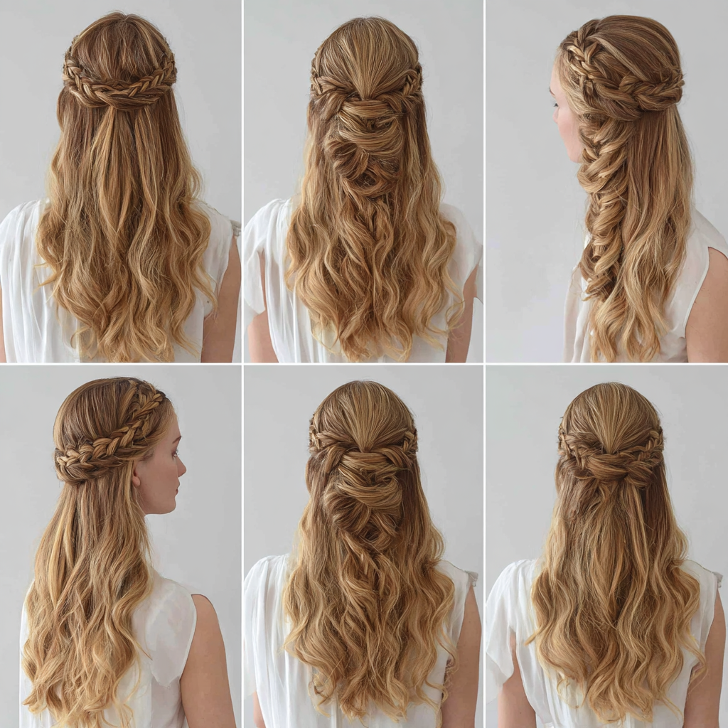 Graduation Hairstyles Waterfall Braid