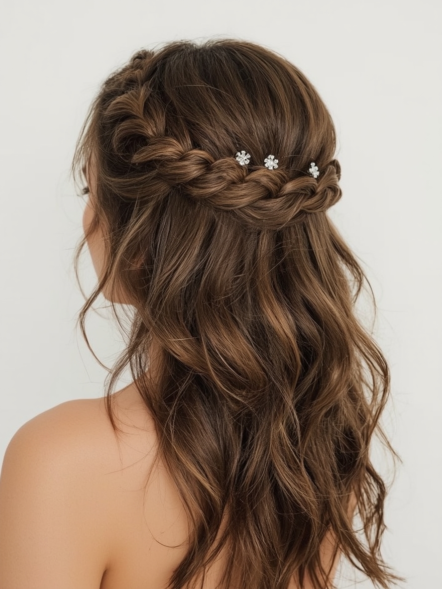 Guest Hair Deep Side Part with Hollywood Waves