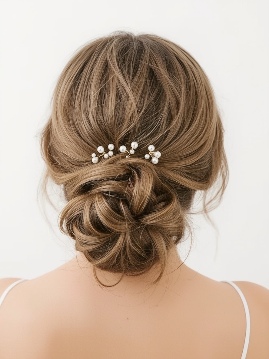 Guest Hair Fishtail Braid Updo