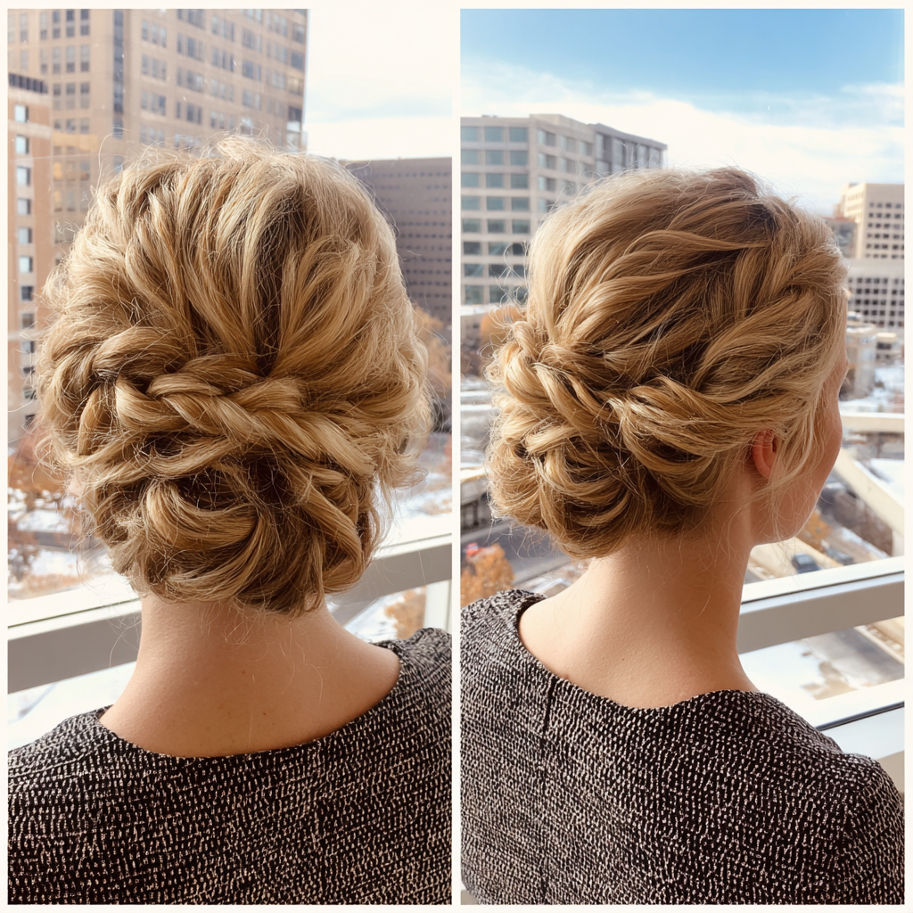 Guest Hair Twisted Updo
