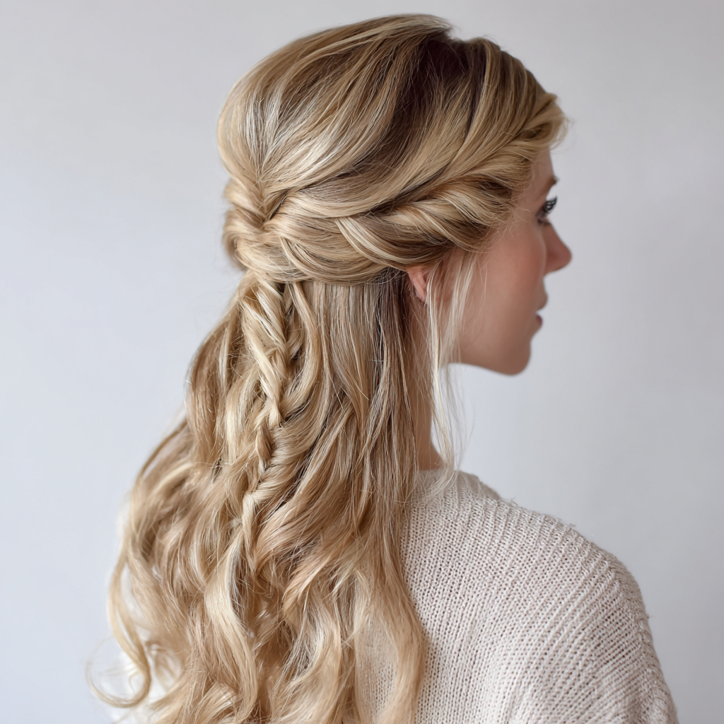 Guest Hair Waterfall Braid