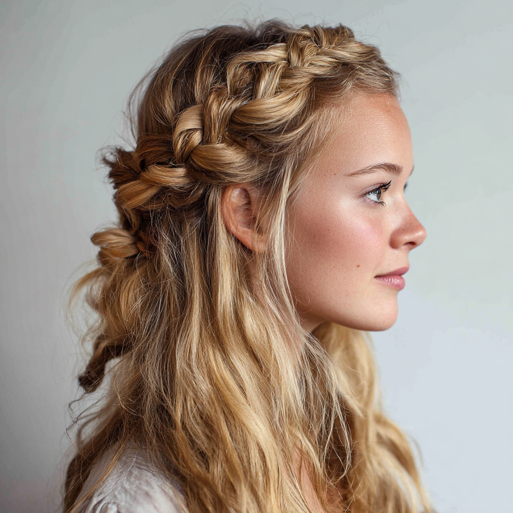 Hair Looks Twisted Crown Braid