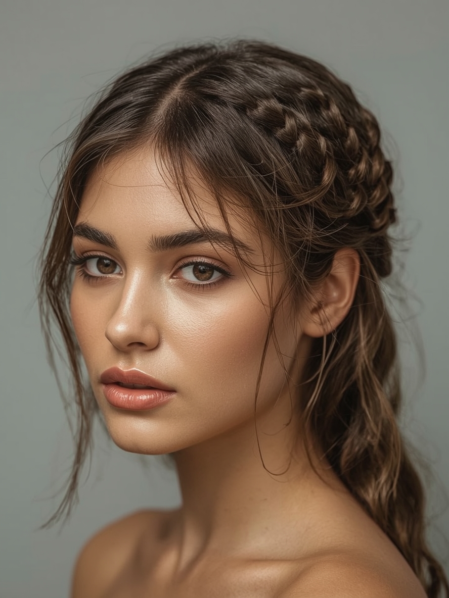 Hair Styles Braids Braided Bangs
