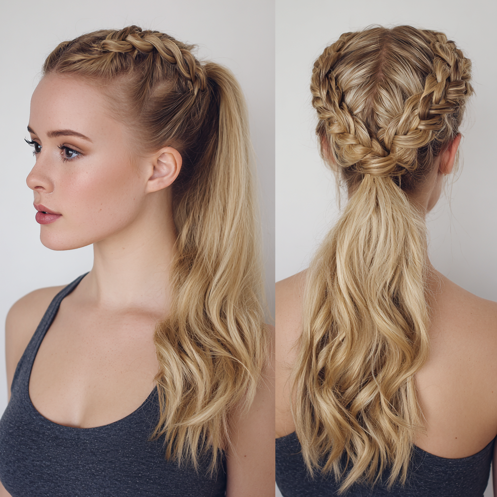 Hair Styles Braids Braided Ponytail