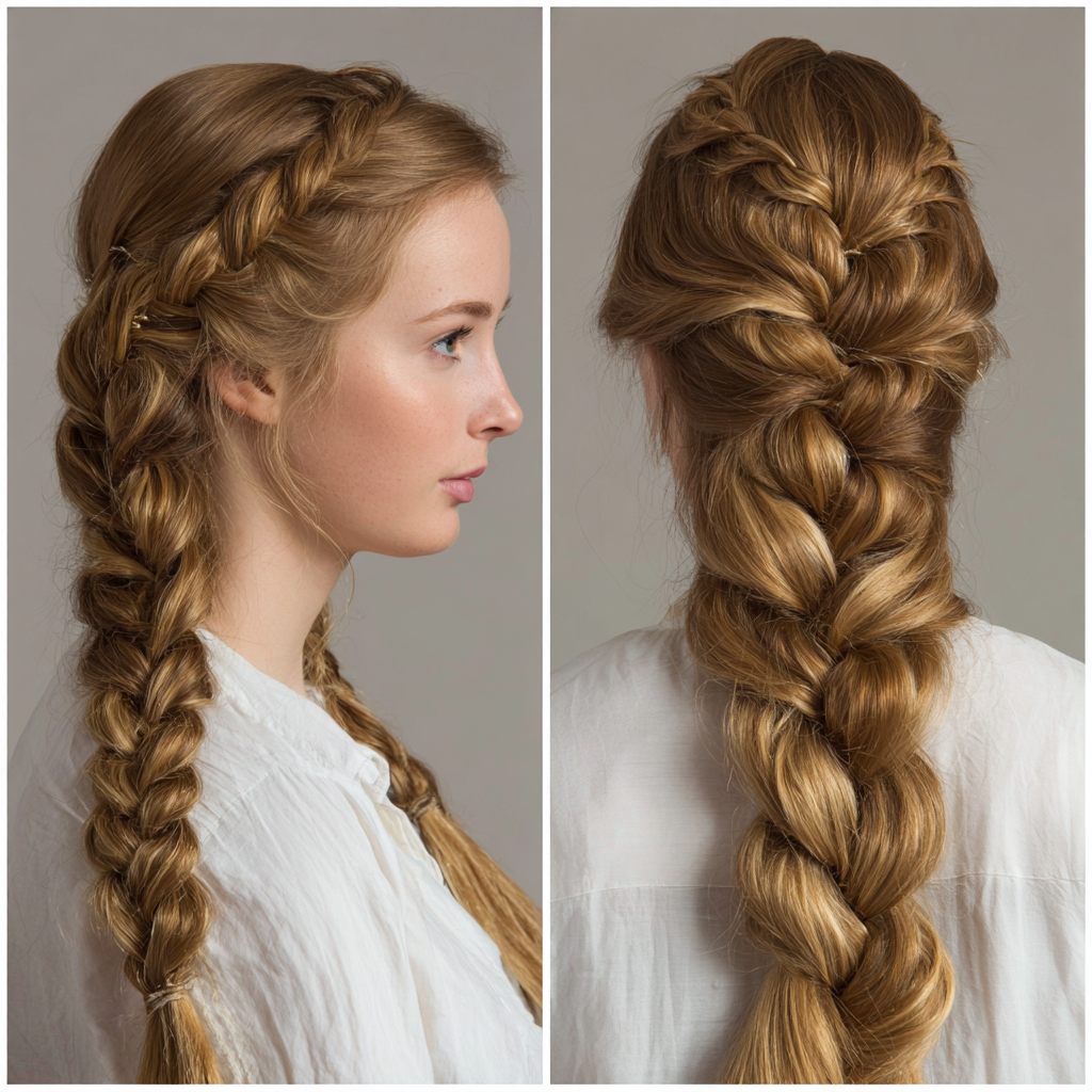 Hair Styles Braids Five Strand Braid