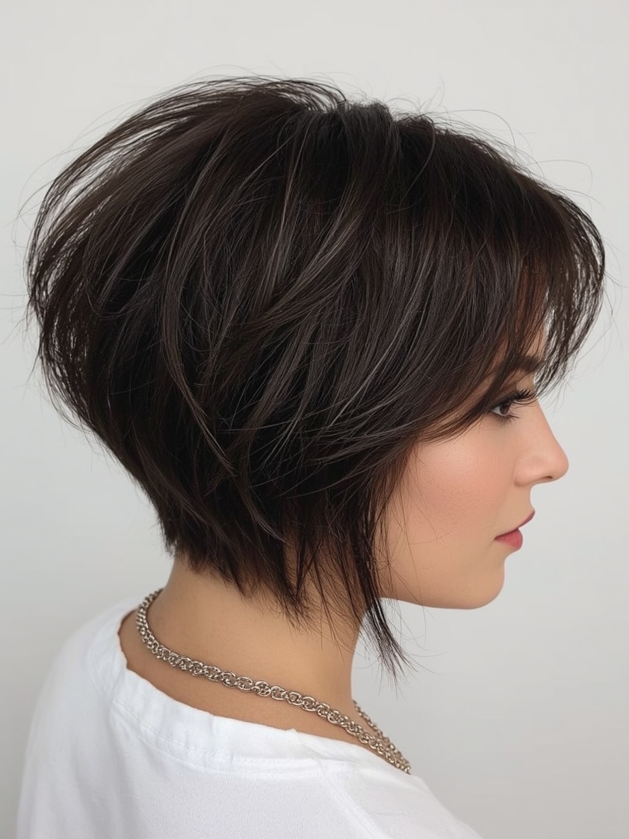 Hairstyle For Thin Fine Hair Over 50 Inverted Bob