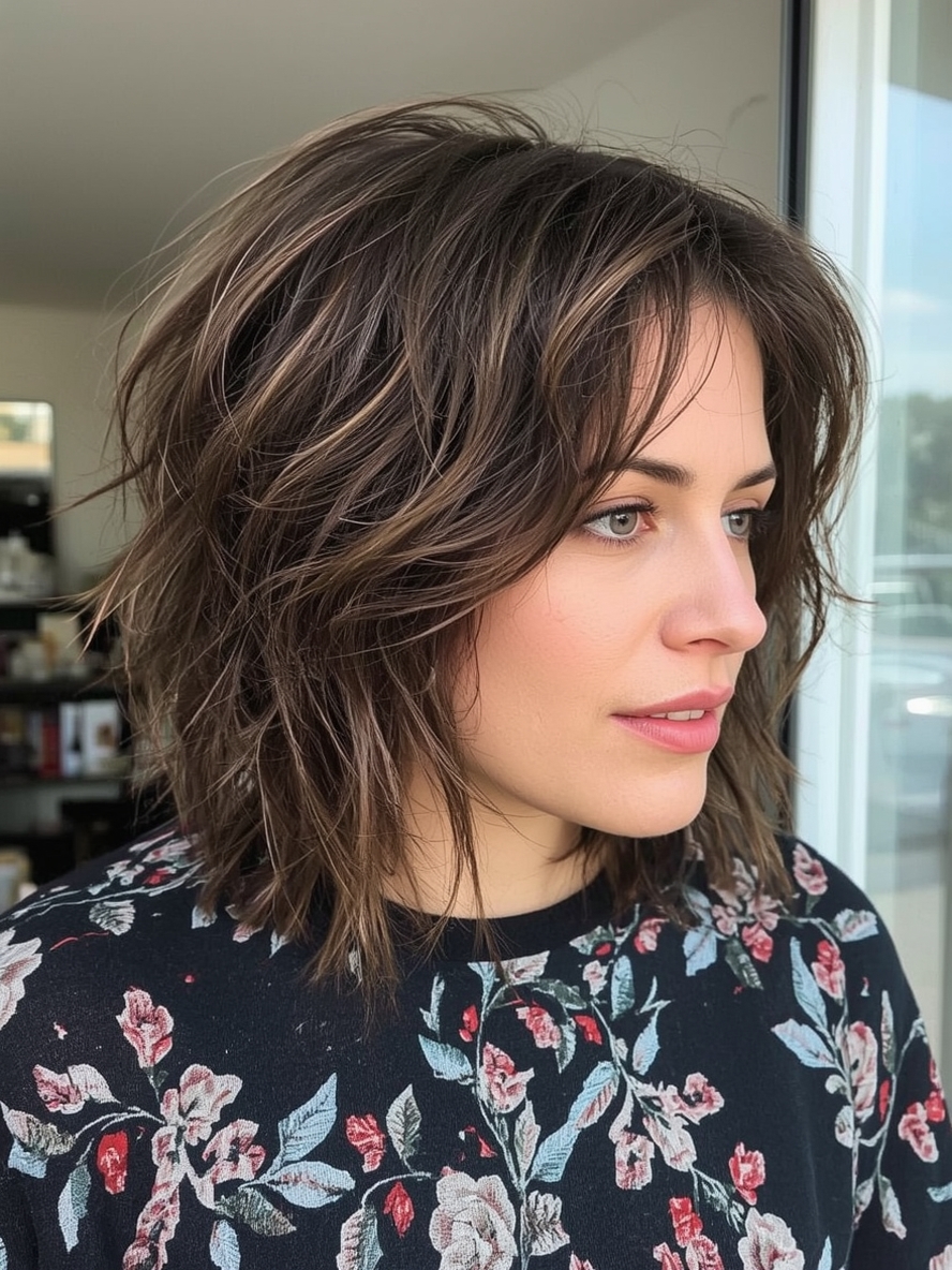 Hairstyle For Thin Fine Hair Over 50 Voluminous Shag