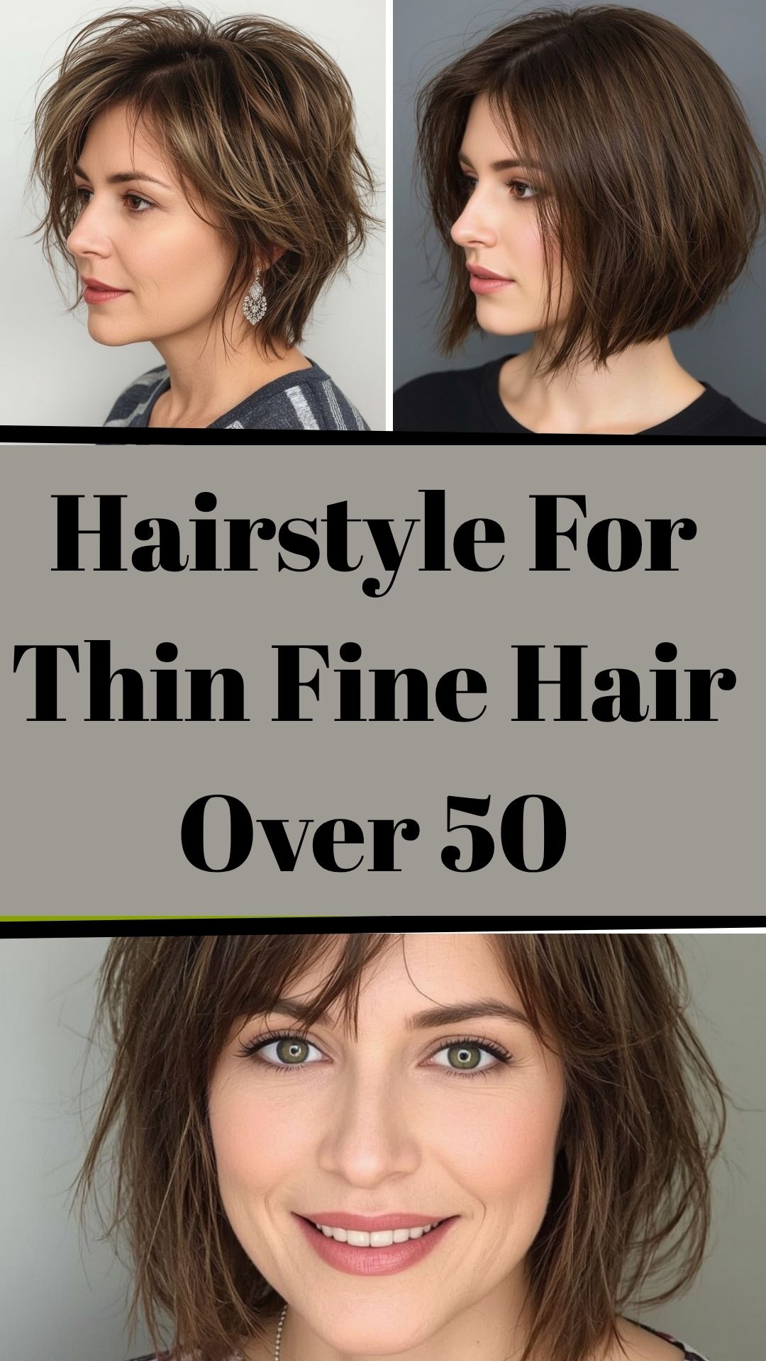 Hairstyle For Thin Fine Hair Over 50 main