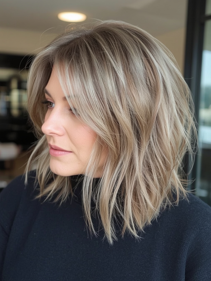 Hairstyles For Thin Fine Hair Over 60 Feathered Layers