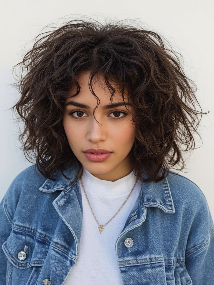 Hairstyles For Thin Fine Hair Over 60 Natural Curls with Defined Shape