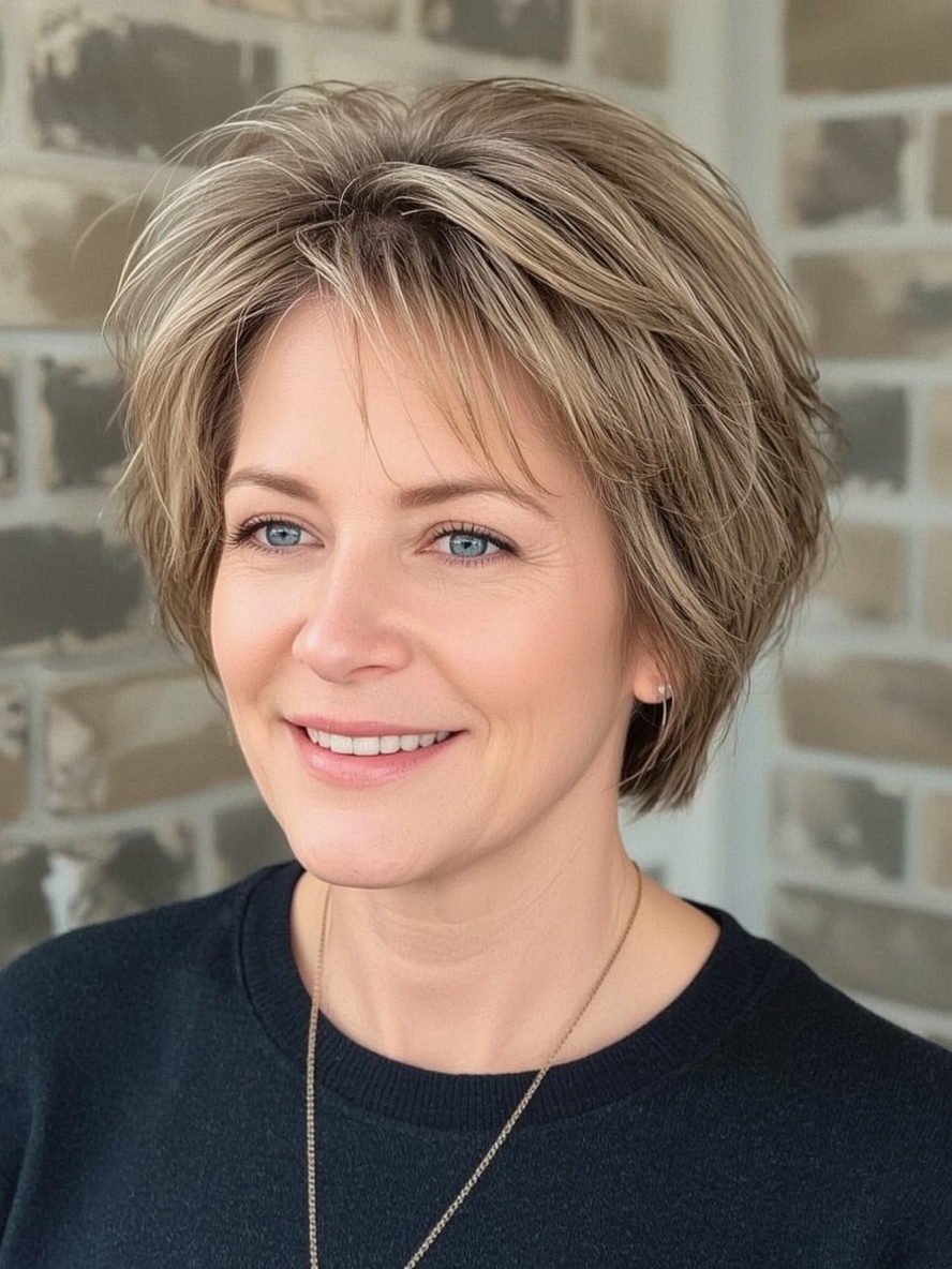 Hairstyles For Thin Fine Hair Over 60 Textured Crop