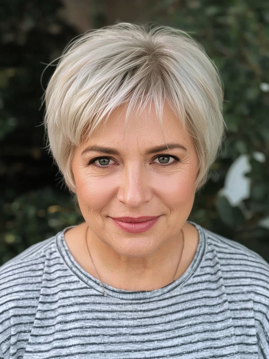 Hairstyles For Thin Fine Hair Over 60 The Classic Pixie Cut