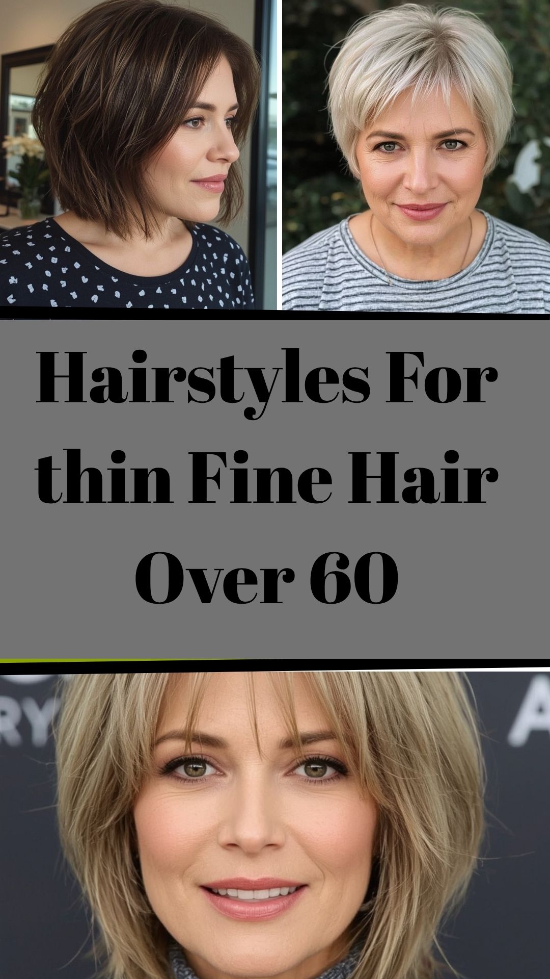 Hairstyles For thin Fine Hair Over 60 main
