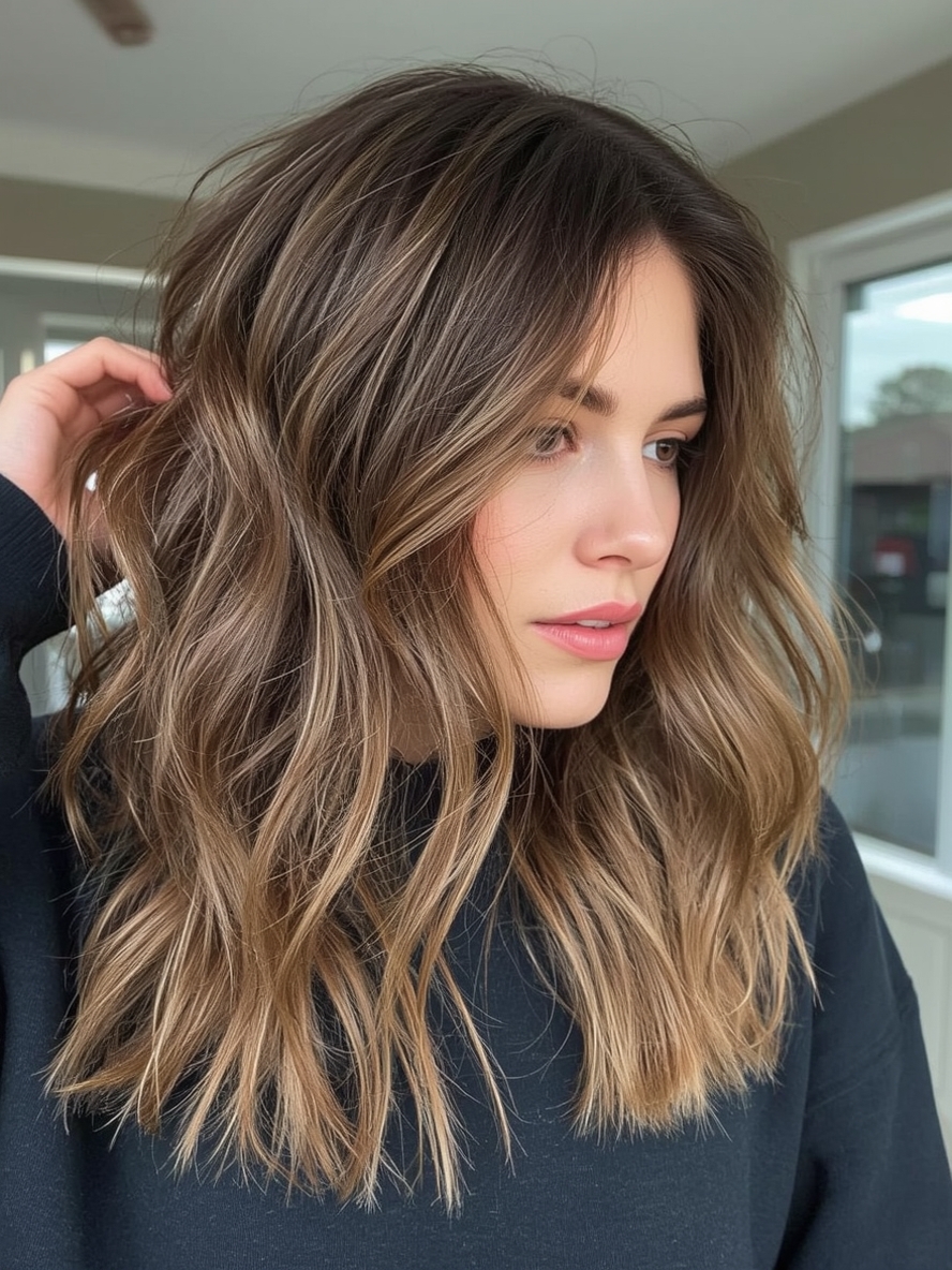 Honey Brown Balayage Caramel Infused Honey