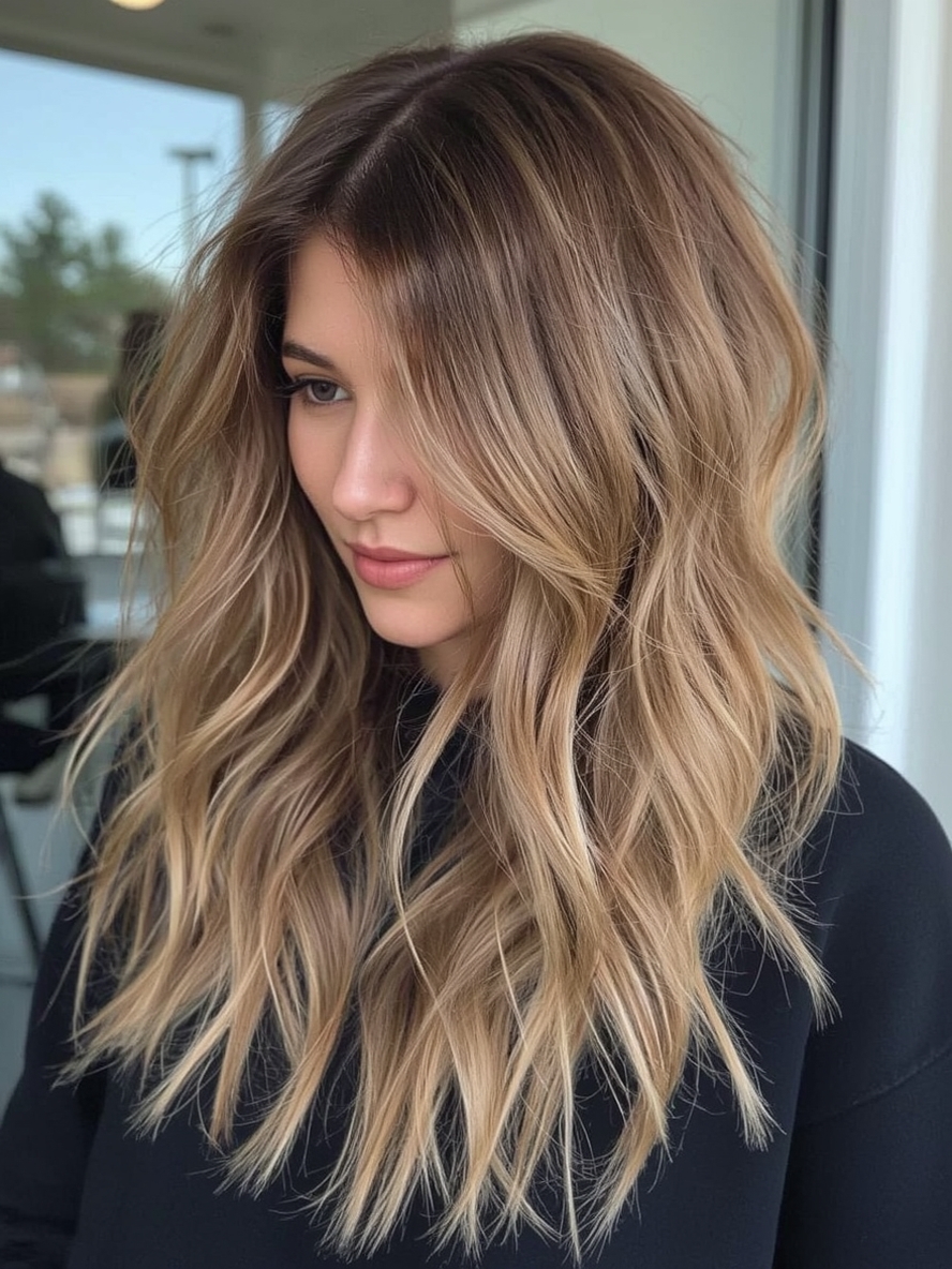 Honey Brown Balayage Honey Cream Dream