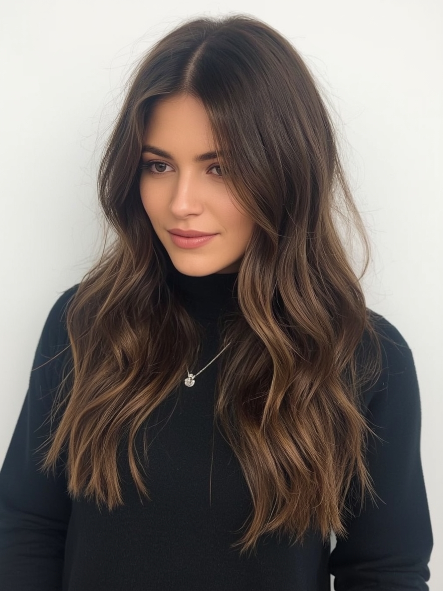 Honey Brown Balayage Honey Glazed Chestnut