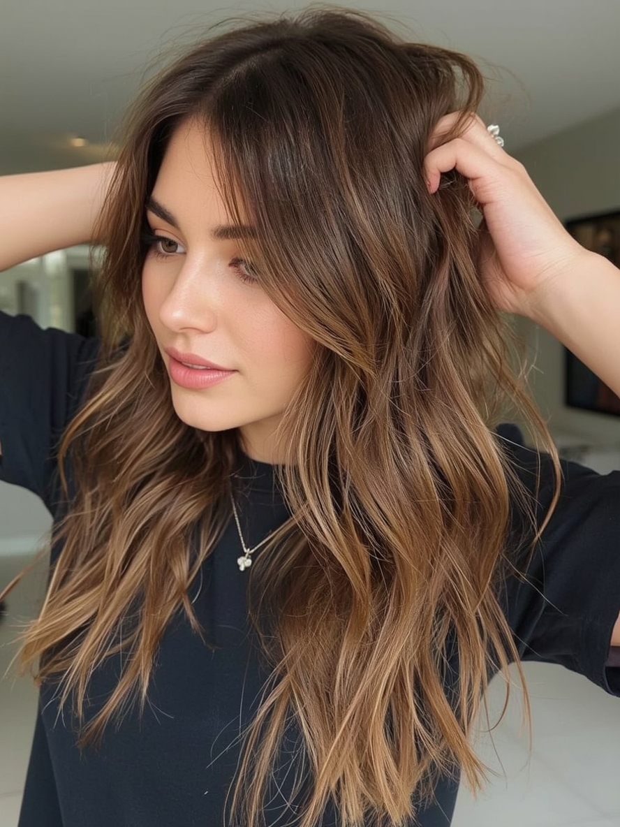 Honey Brown Balayage Honeyed Bronze Beauty