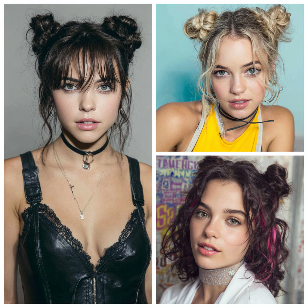 Hot Hair Styles Space Buns