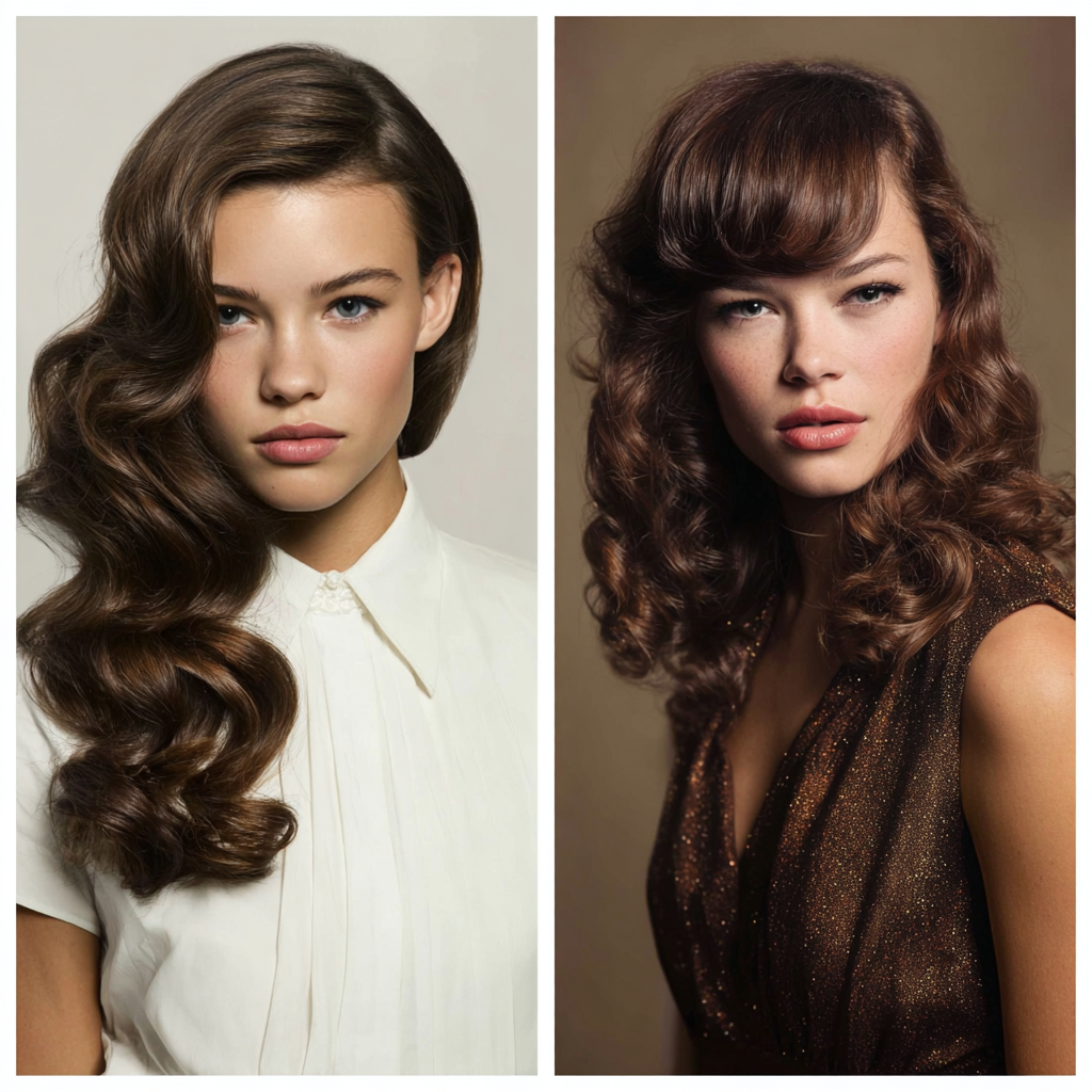 Hot Hair Styles The Deep Side Part with Volume