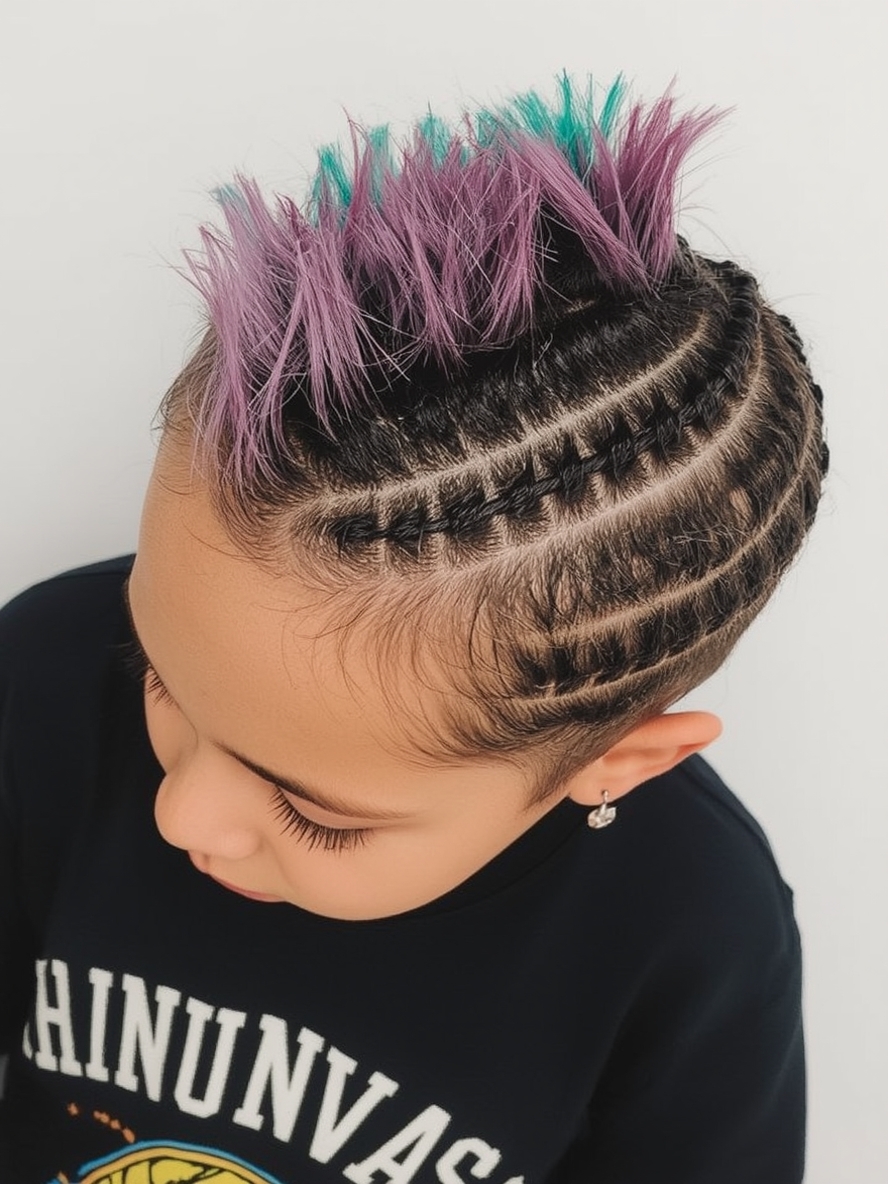 Kids Cornrow Hairstyles Cornrow Mohawk
