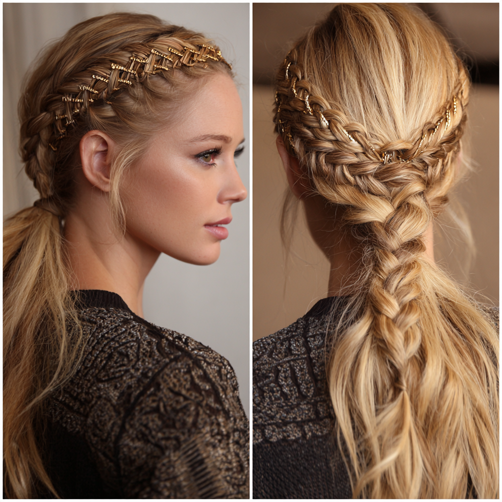 Latest Hair Braids Ponytail Braid