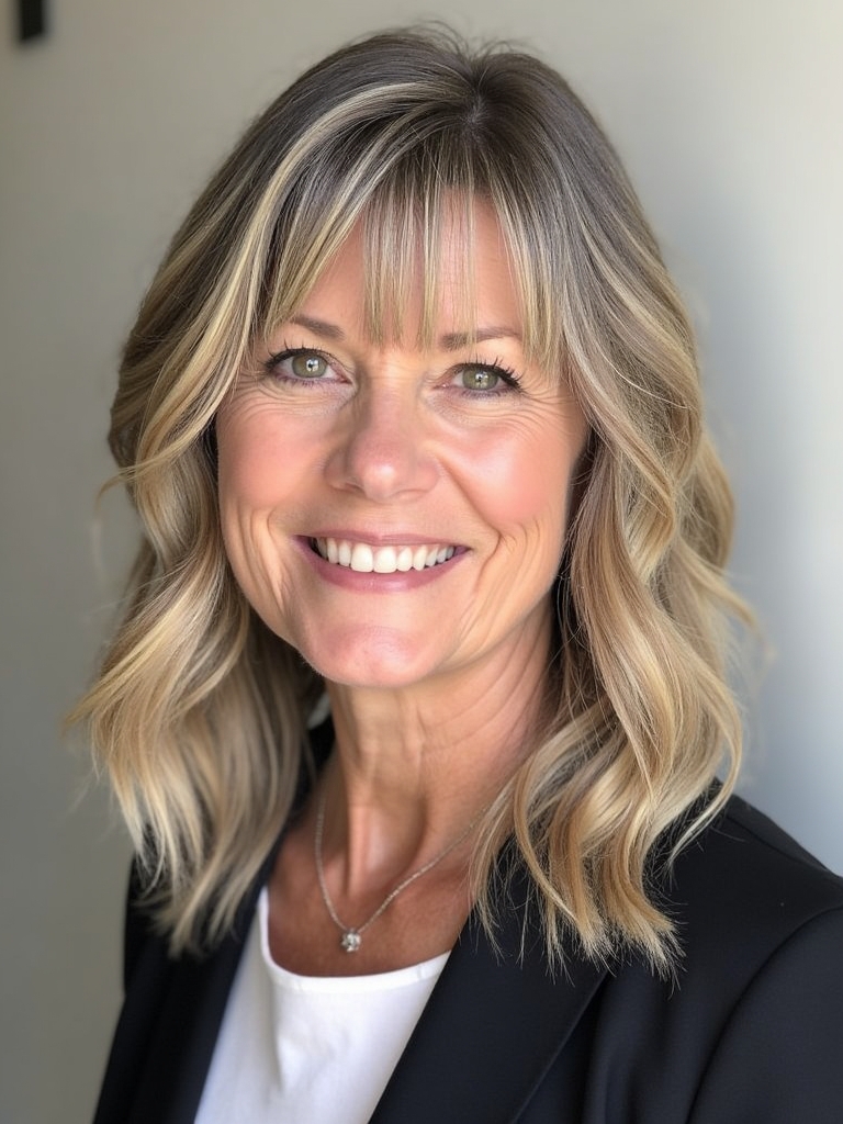 Long Hair Older Women Razor Cut Layers For Long Hair