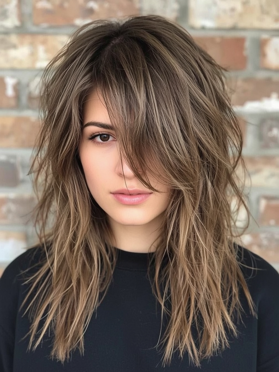 Long Haircut Ideas Asymmetrical Layers
