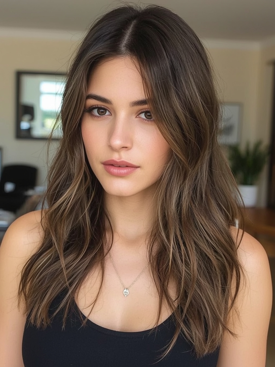 Long Haircut Ideas Face Framing Layers